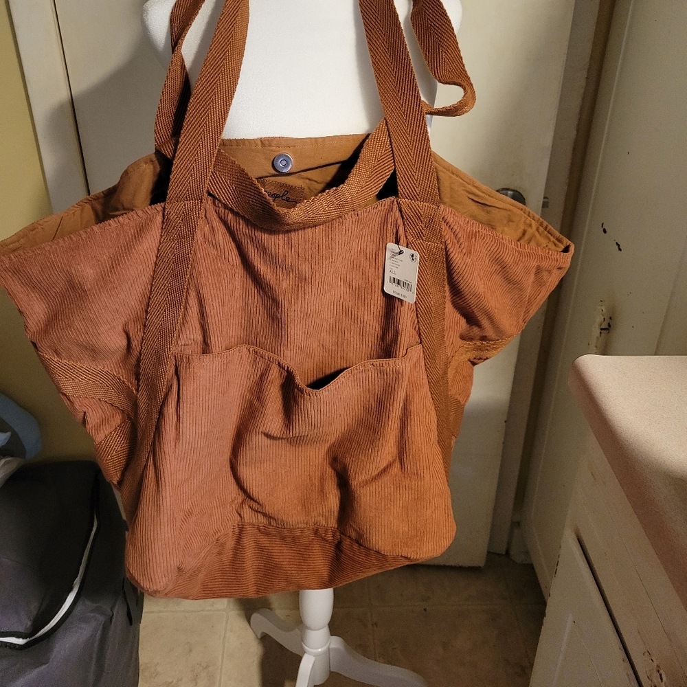 Free People Mega Cord Tote